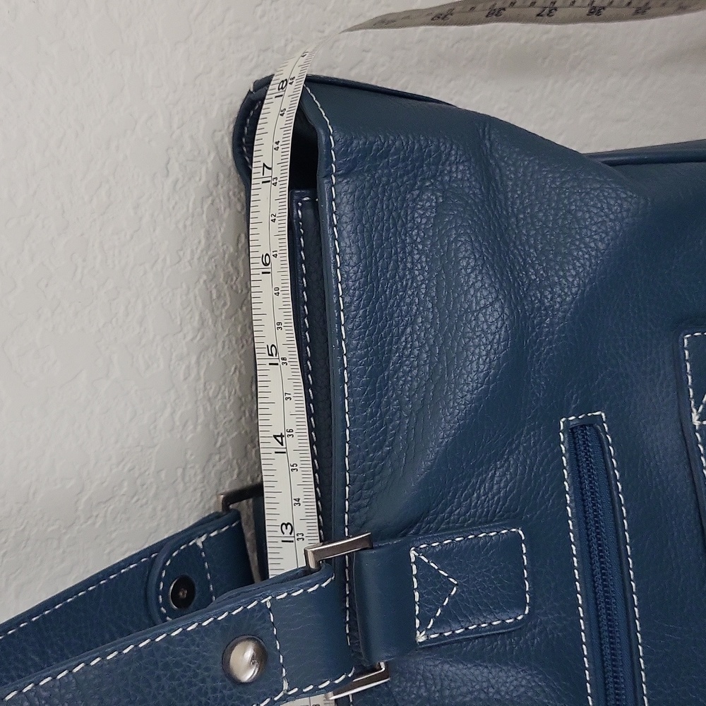 Clark & Mayfield Stafford Pro Leather Laptop Tote 17.3" - Picture 7 of 16